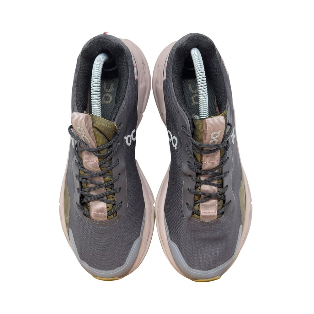 On Cloudgo Running Shoes Womens 9 Gray Olive Green Mauve CloudTec Sneakers - Picture 9 of 11